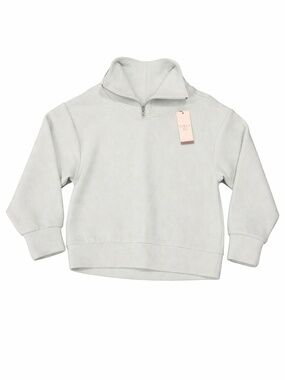 CALIA Journey Quarter Zip Pullover XS NWT Textured Athleisure Sweatshirt